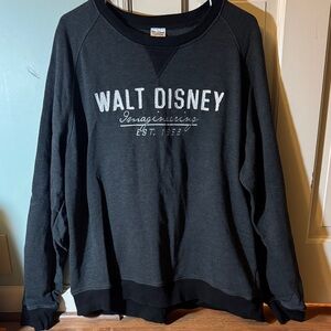 Vintage Disney Imagineering Black Crewneck Men's Sweater XXL